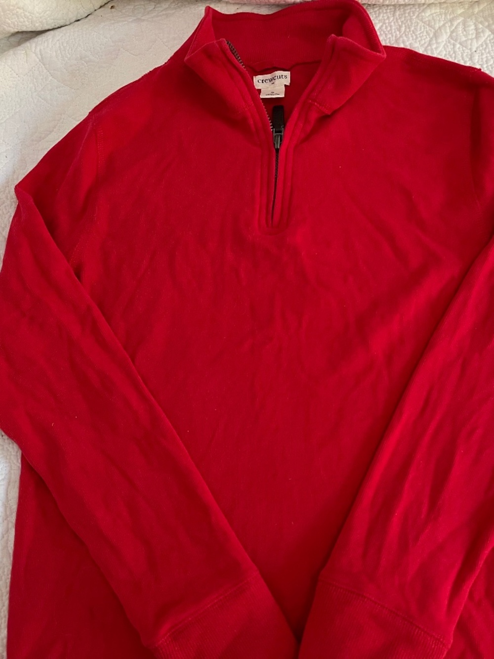 JCrew kids Crew Cuts quarter zip pullover
